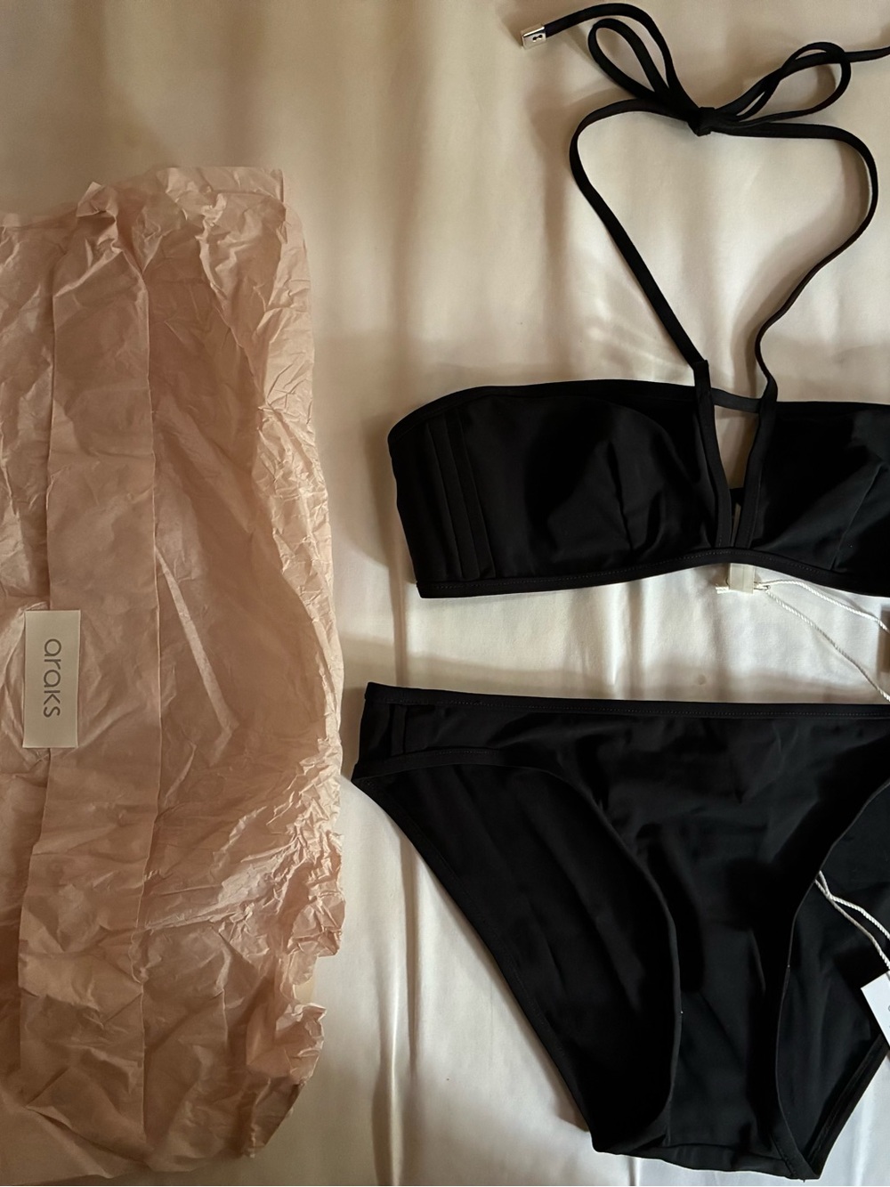 Araks Black Bandeau Bikini